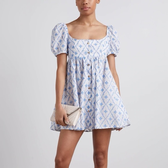 Ciao Lucia Dresses & Skirts - Ciao Lucia diana dress sea/white